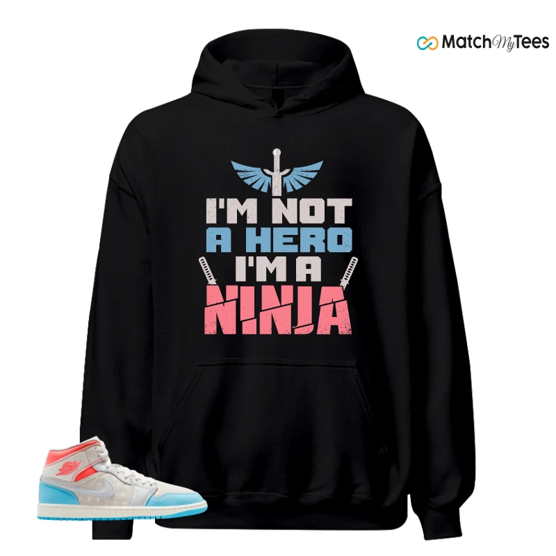 NIKE AIR JORDAN 1 MID SAIL HOT LAVA BLUE CHILL SNEAKER Matching Tees hoodie