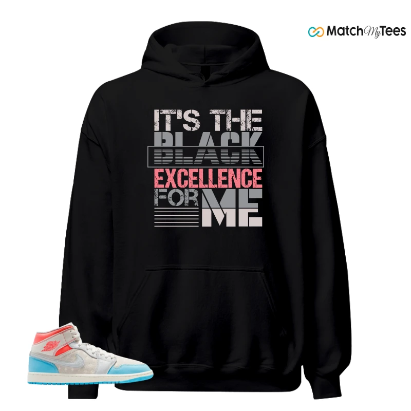 NIKE AIR JORDAN 1 MID SAIL HOT LAVA BLUE CHILL SNEAKER Matching Tees hoodie