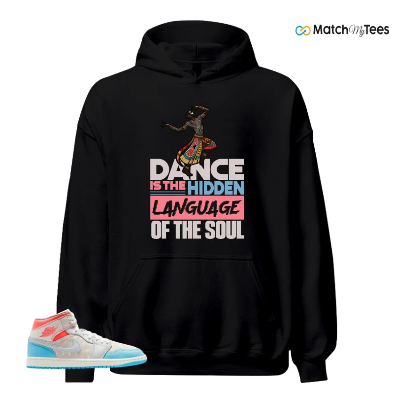 NIKE AIR JORDAN 1 MID SAIL HOT LAVA BLUE CHILL SNEAKER Matching Tees hoodie