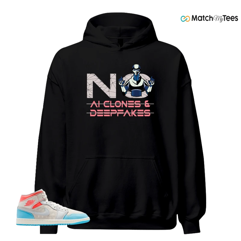 NIKE AIR JORDAN 1 MID SAIL HOT LAVA BLUE CHILL SNEAKER Matching Tees hoodie