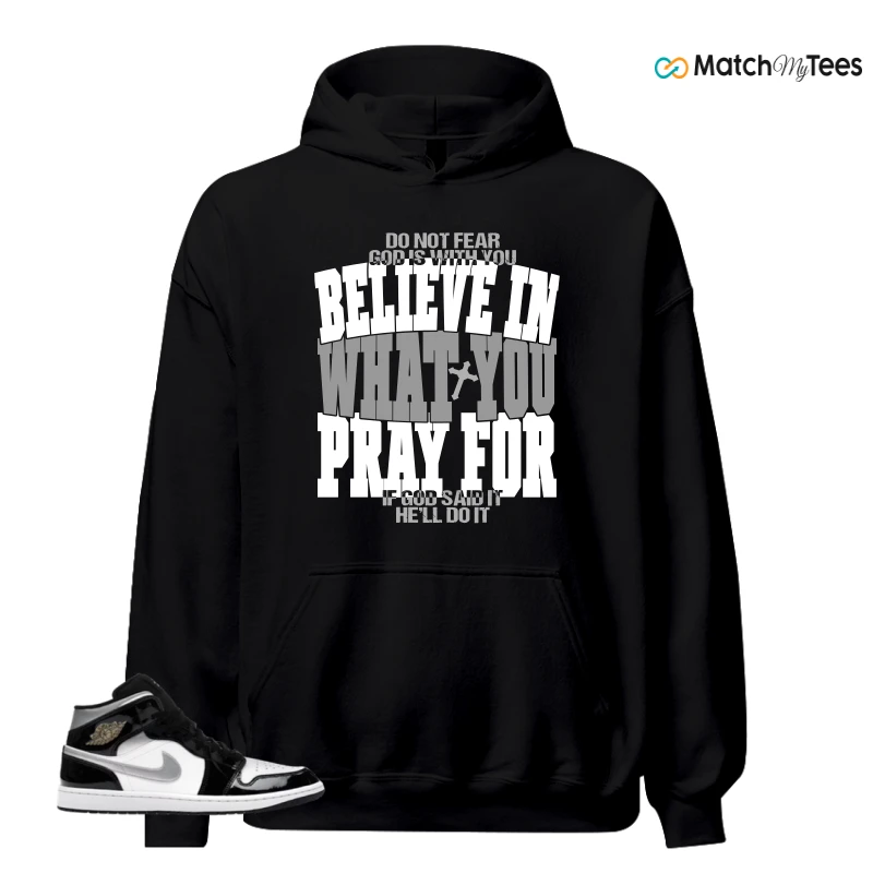 NIKE AIR JORDAN 1 MID SE BLACK WHITE SNEAKER Matching Tees hoodie