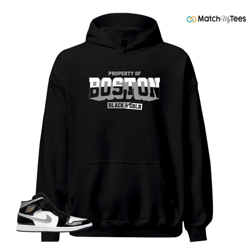 NIKE AIR JORDAN 1 MID SE BLACK WHITE SNEAKER Matching Tees hoodie