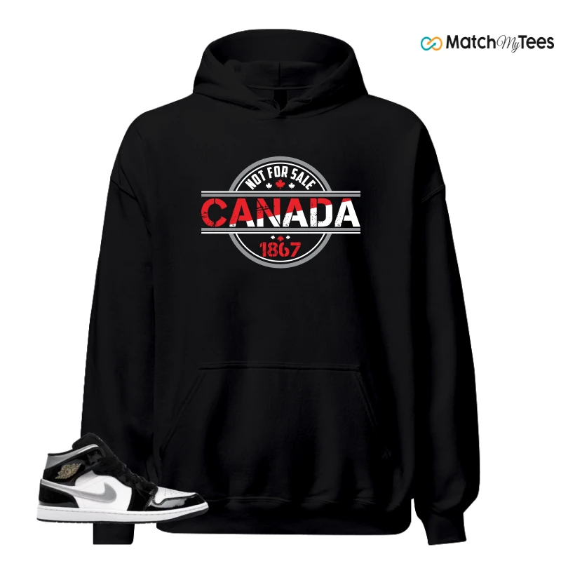 NIKE AIR JORDAN 1 MID SE BLACK WHITE SNEAKER Matching Tees hoodie