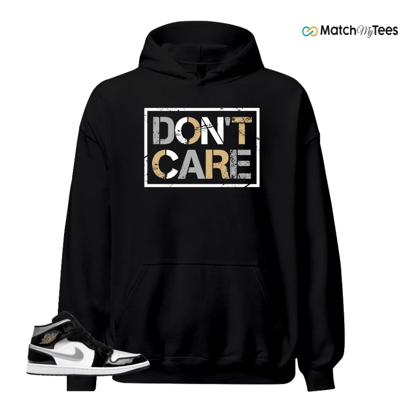 NIKE AIR JORDAN 1 MID SE BLACK WHITE SNEAKER Matching Tees hoodie