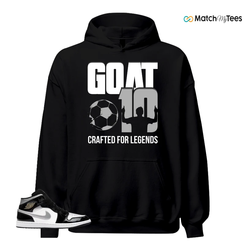 NIKE AIR JORDAN 1 MID SE BLACK WHITE SNEAKER Matching Tees hoodie