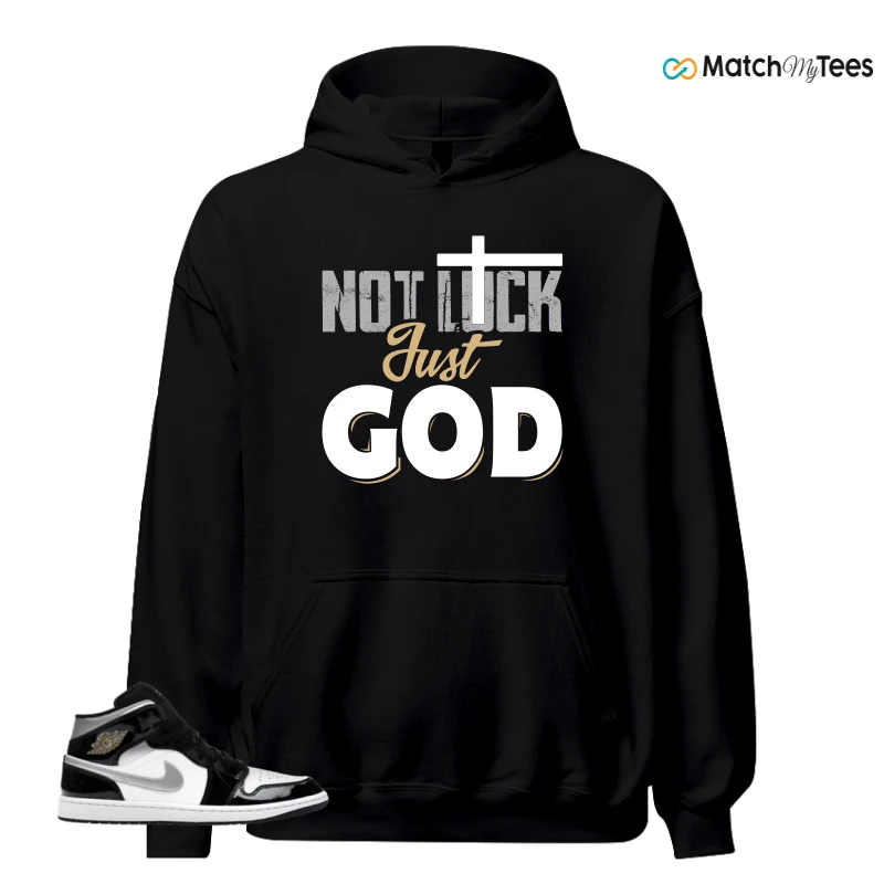 NIKE AIR JORDAN 1 MID SE BLACK WHITE SNEAKER Matching Tees hoodie