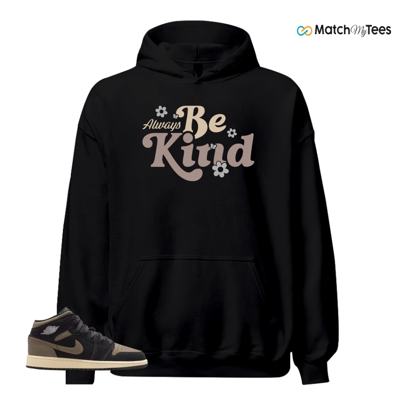 NIKE AIR JORDAN 1 MID SE OLIVE GREY SNEAKER Matching Tees hoodie