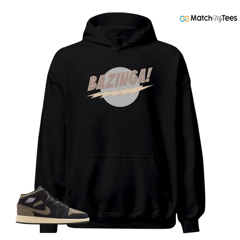 NIKE AIR JORDAN 1 MID SE OLIVE GREY SNEAKER Matching Tees hoodie