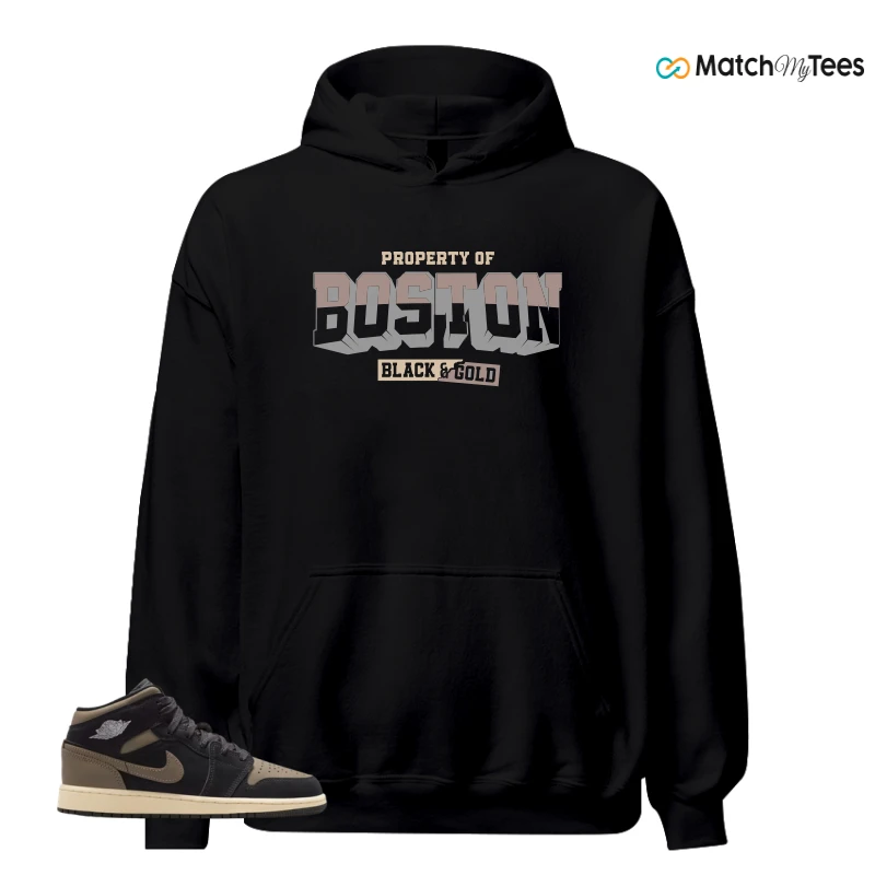 NIKE AIR JORDAN 1 MID SE OLIVE GREY SNEAKER Matching Tees hoodie