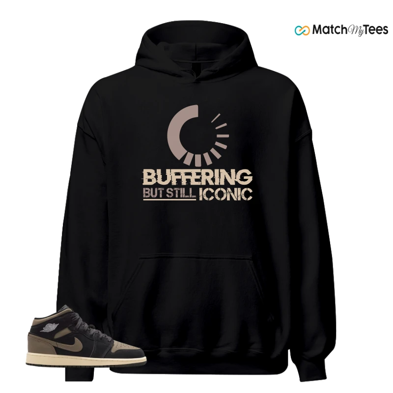 NIKE AIR JORDAN 1 MID SE OLIVE GREY SNEAKER Matching Tees hoodie