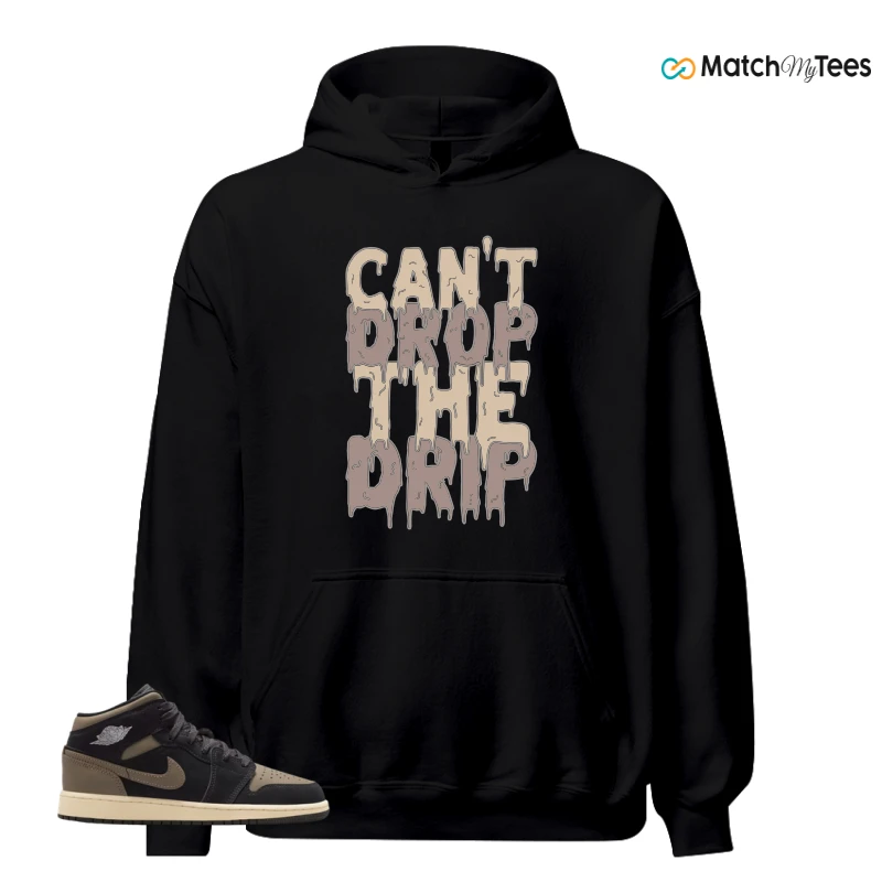 NIKE AIR JORDAN 1 MID SE OLIVE GREY SNEAKER Matching Tees hoodie