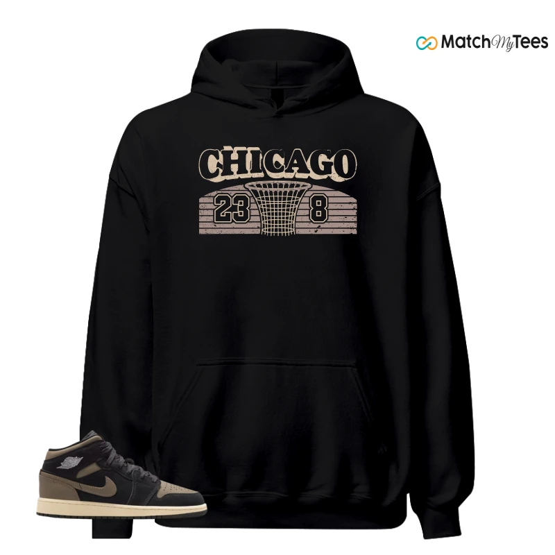 NIKE AIR JORDAN 1 MID SE OLIVE GREY SNEAKER Matching Tees hoodie