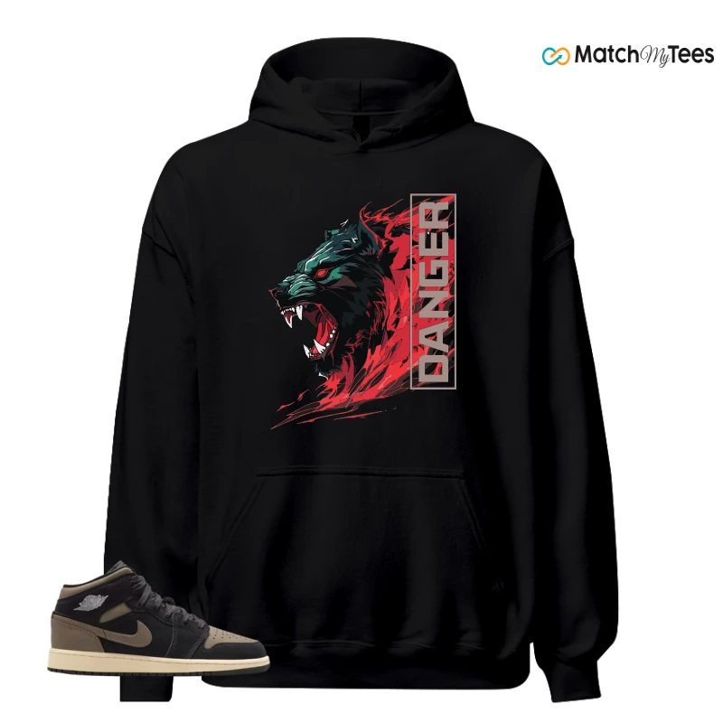 NIKE AIR JORDAN 1 MID SE OLIVE GREY SNEAKER Matching Tees hoodie