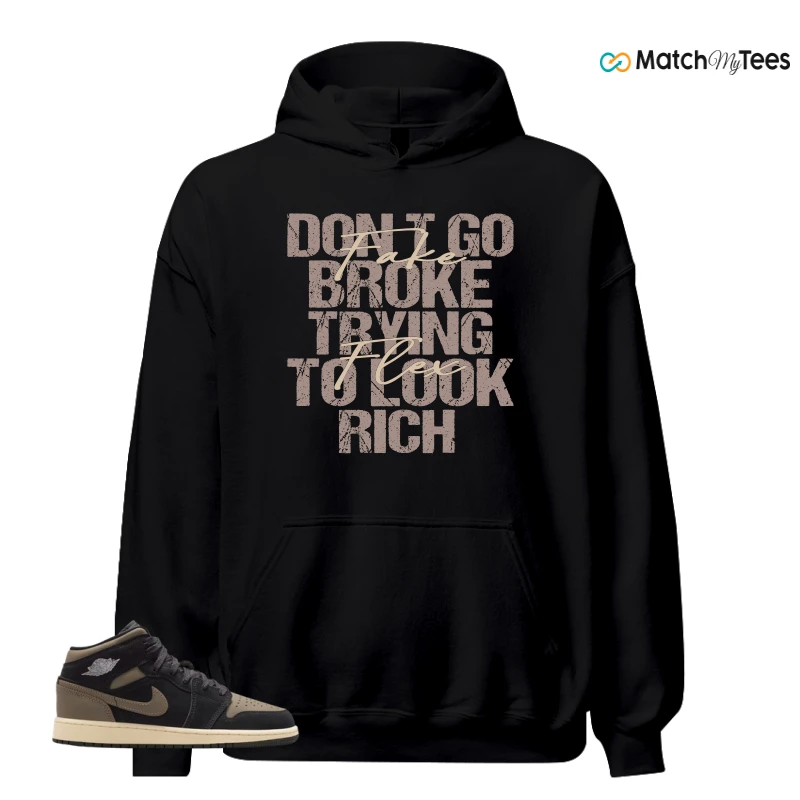 NIKE AIR JORDAN 1 MID SE OLIVE GREY SNEAKER Matching Tees hoodie