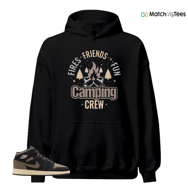 NIKE AIR JORDAN 1 MID SE OLIVE GREY SNEAKER Matching Tees hoodie