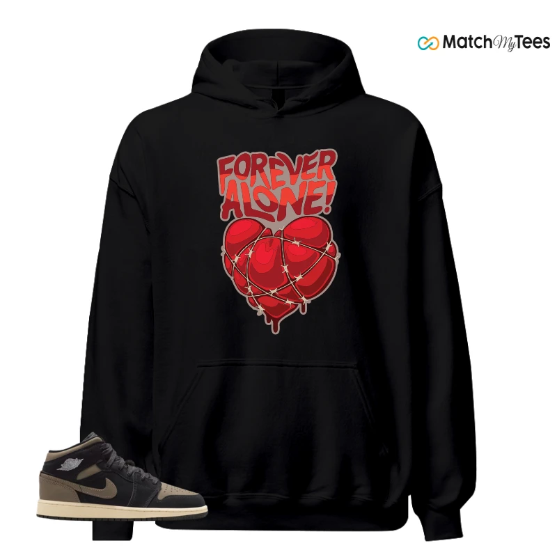 NIKE AIR JORDAN 1 MID SE OLIVE GREY SNEAKER Matching Tees hoodie