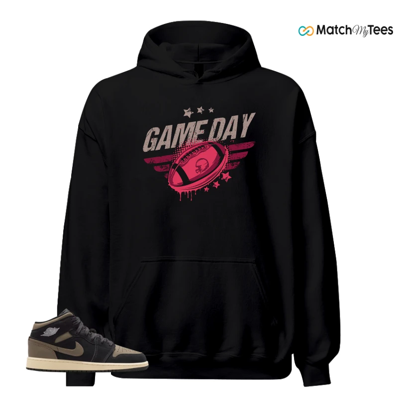 NIKE AIR JORDAN 1 MID SE OLIVE GREY SNEAKER Matching Tees hoodie