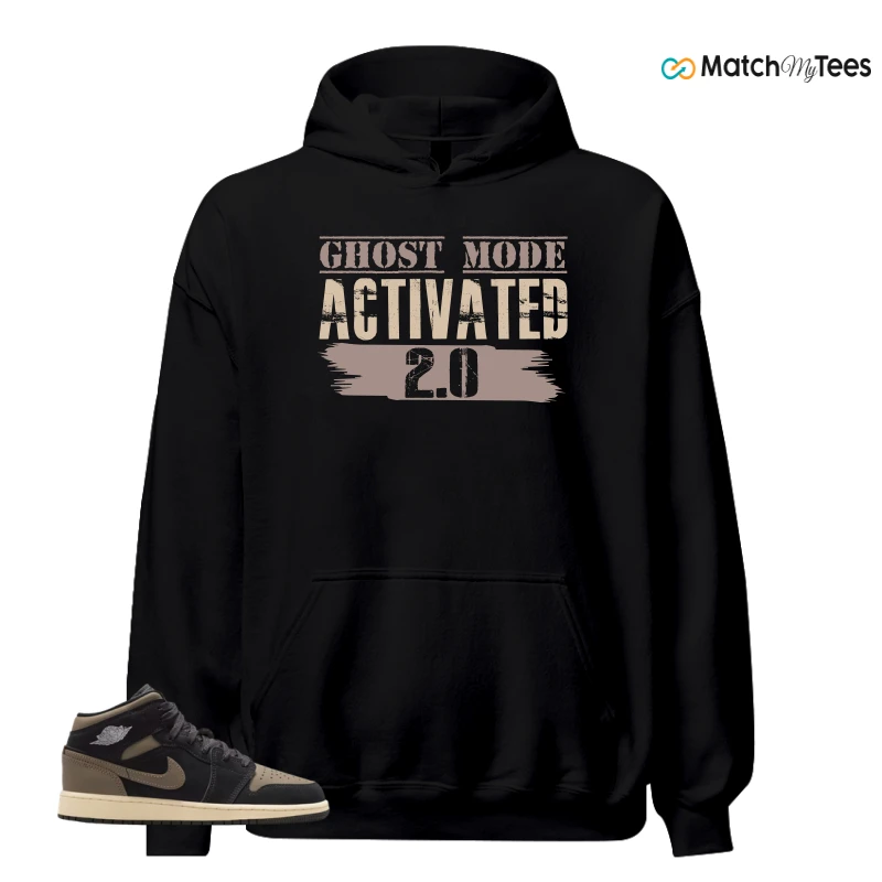 NIKE AIR JORDAN 1 MID SE OLIVE GREY SNEAKER Matching Tees hoodie