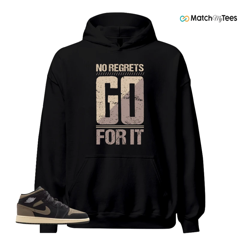 NIKE AIR JORDAN 1 MID SE OLIVE GREY SNEAKER Matching Tees hoodie