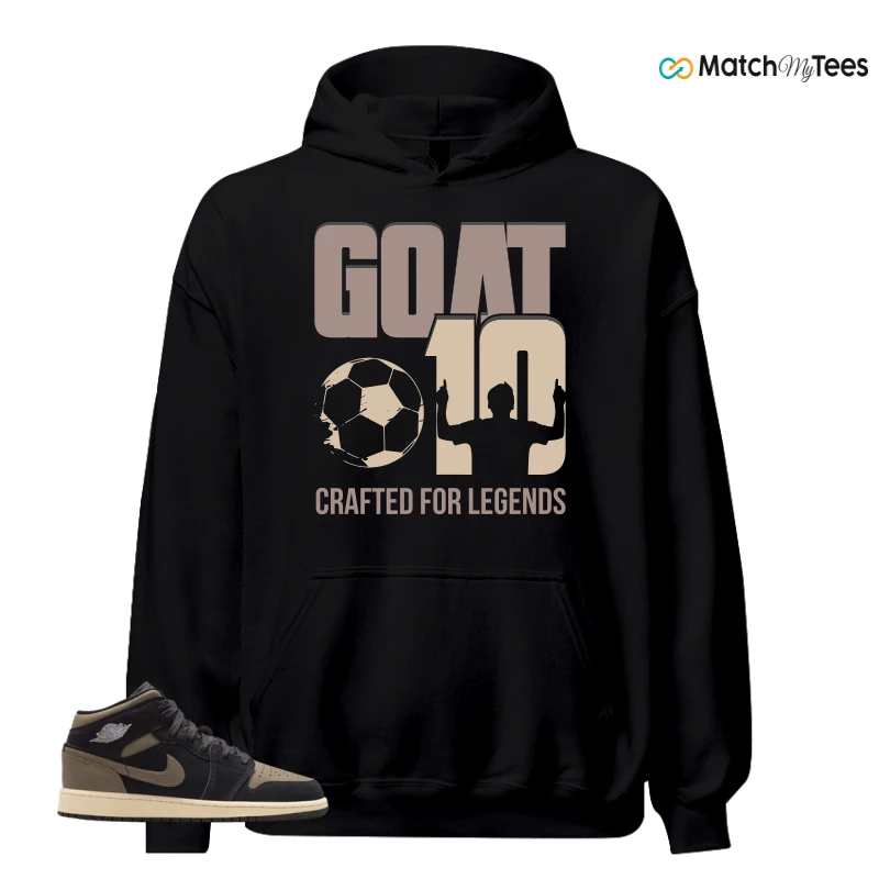 NIKE AIR JORDAN 1 MID SE OLIVE GREY SNEAKER Matching Tees hoodie