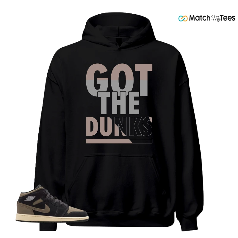 NIKE AIR JORDAN 1 MID SE OLIVE GREY SNEAKER Matching Tees hoodie