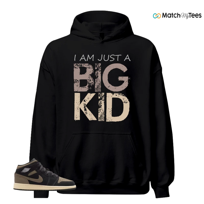 NIKE AIR JORDAN 1 MID SE OLIVE GREY SNEAKER Matching Tees hoodie