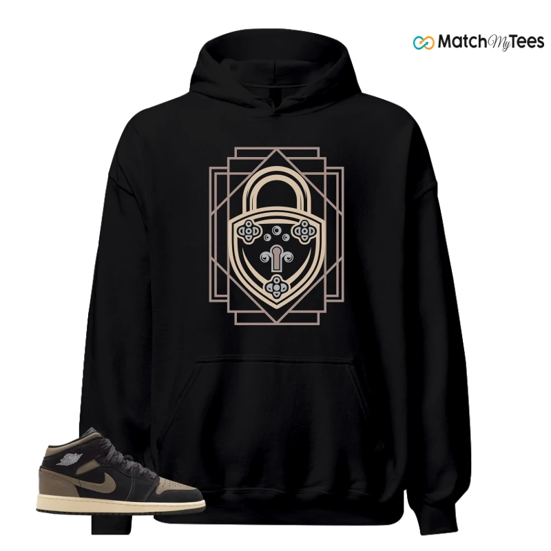 NIKE AIR JORDAN 1 MID SE OLIVE GREY SNEAKER Matching Tees hoodie