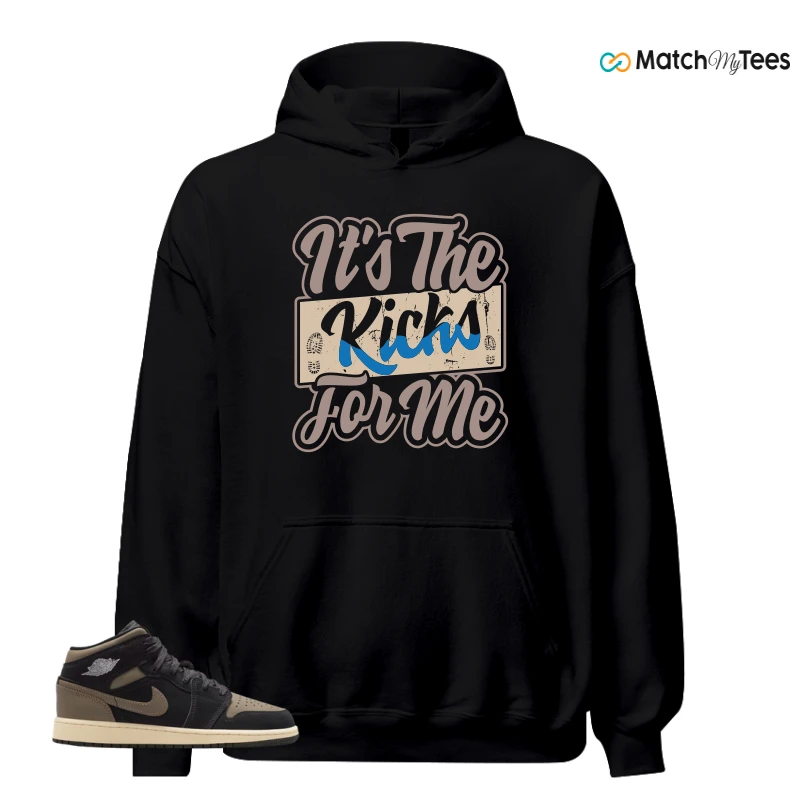 NIKE AIR JORDAN 1 MID SE OLIVE GREY SNEAKER Matching Tees hoodie
