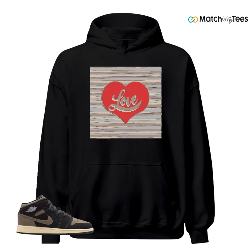 NIKE AIR JORDAN 1 MID SE OLIVE GREY SNEAKER Matching Tees hoodie