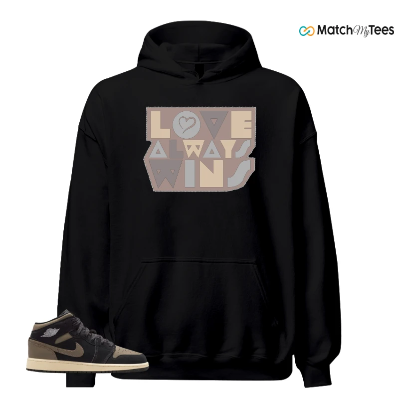 NIKE AIR JORDAN 1 MID SE OLIVE GREY SNEAKER Matching Tees hoodie