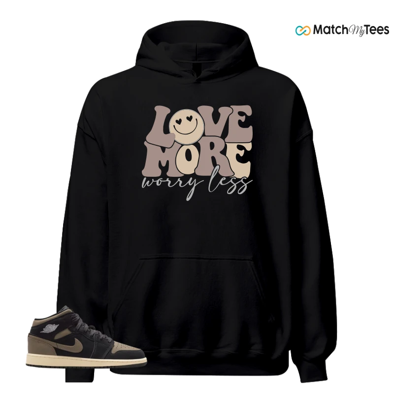 NIKE AIR JORDAN 1 MID SE OLIVE GREY SNEAKER Matching Tees hoodie