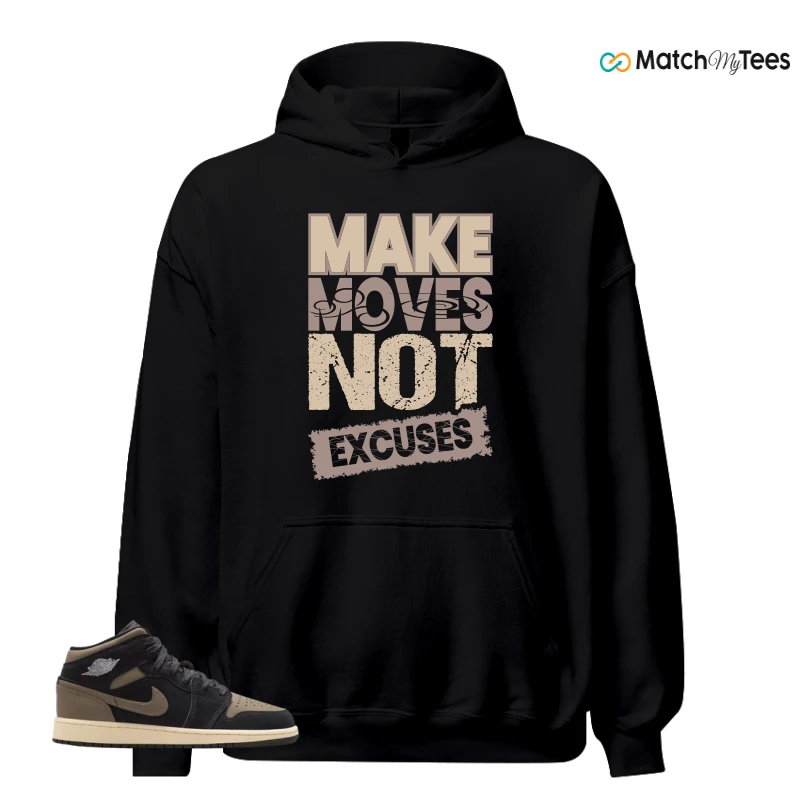 NIKE AIR JORDAN 1 MID SE OLIVE GREY SNEAKER Matching Tees hoodie