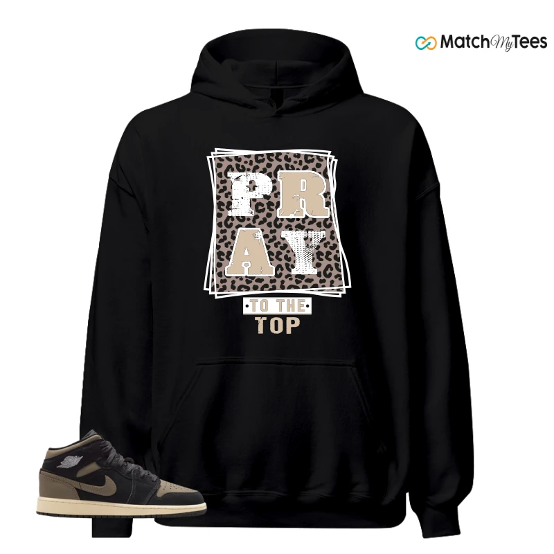NIKE AIR JORDAN 1 MID SE OLIVE GREY SNEAKER Matching Tees hoodie