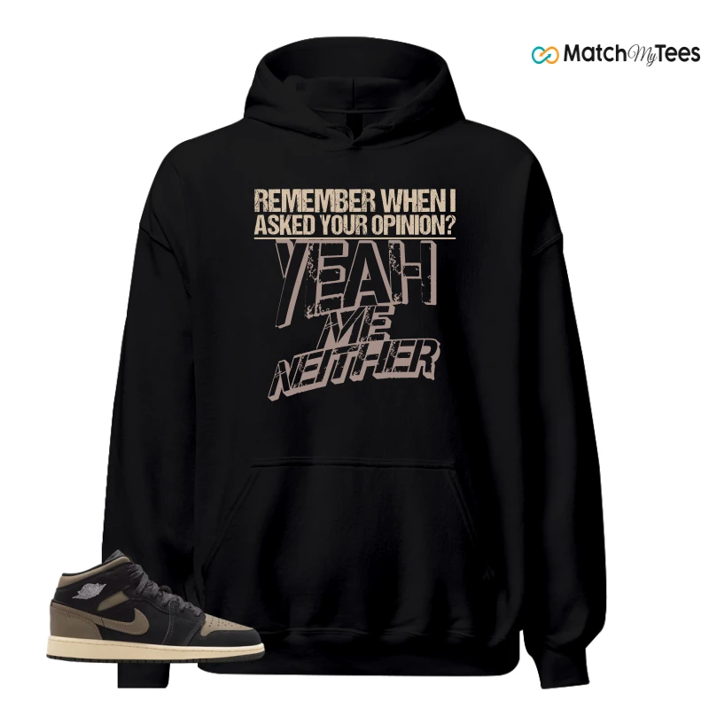 NIKE AIR JORDAN 1 MID SE OLIVE GREY SNEAKER Matching Tees hoodie