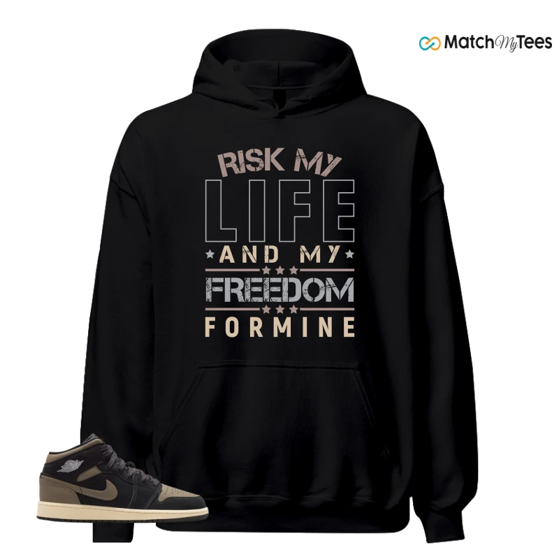 NIKE AIR JORDAN 1 MID SE OLIVE GREY SNEAKER Matching Tees hoodie