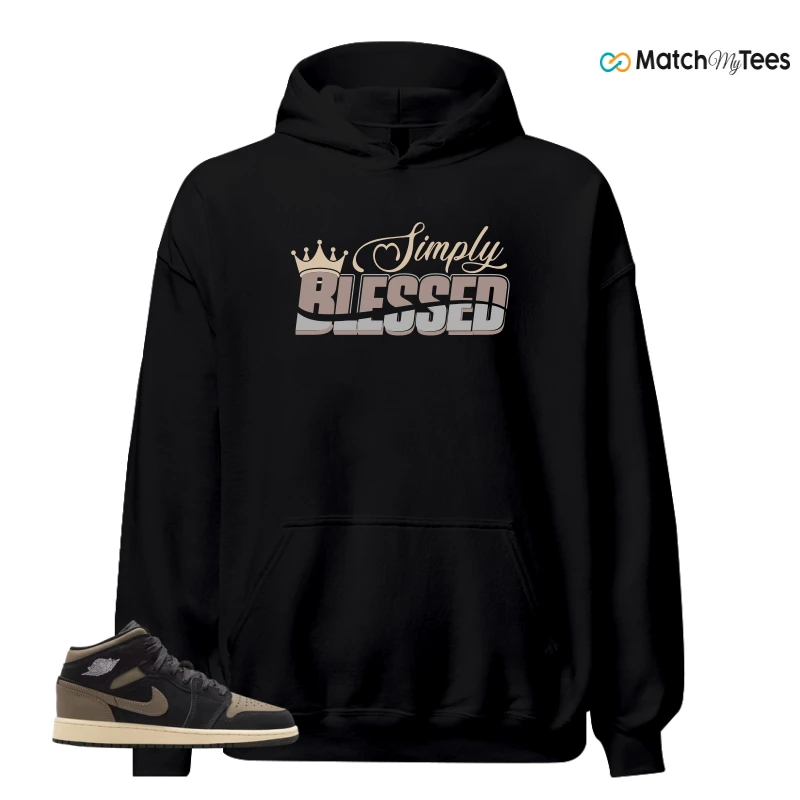 NIKE AIR JORDAN 1 MID SE OLIVE GREY SNEAKER Matching Tees hoodie