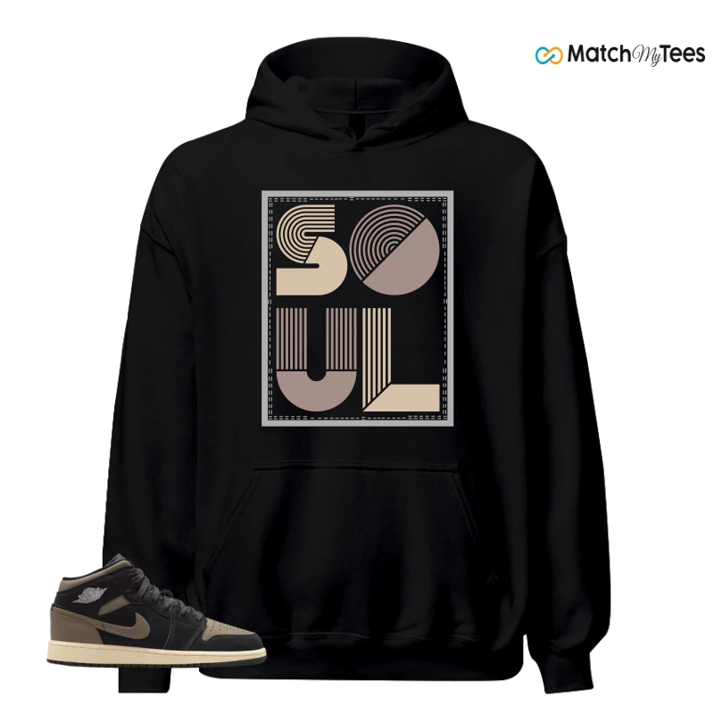 NIKE AIR JORDAN 1 MID SE OLIVE GREY SNEAKER Matching Tees hoodie