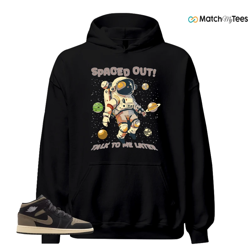 NIKE AIR JORDAN 1 MID SE OLIVE GREY SNEAKER Matching Tees hoodie