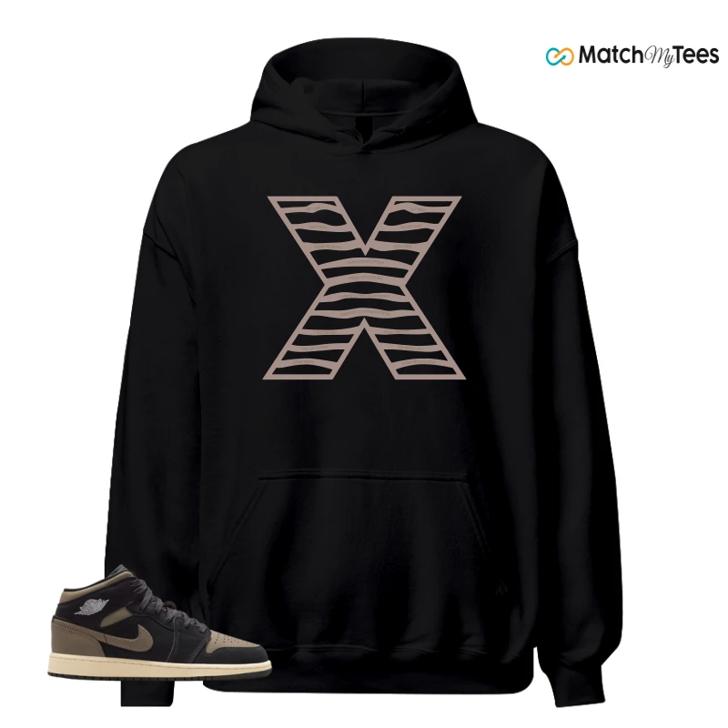 NIKE AIR JORDAN 1 MID SE OLIVE GREY SNEAKER Matching Tees hoodie