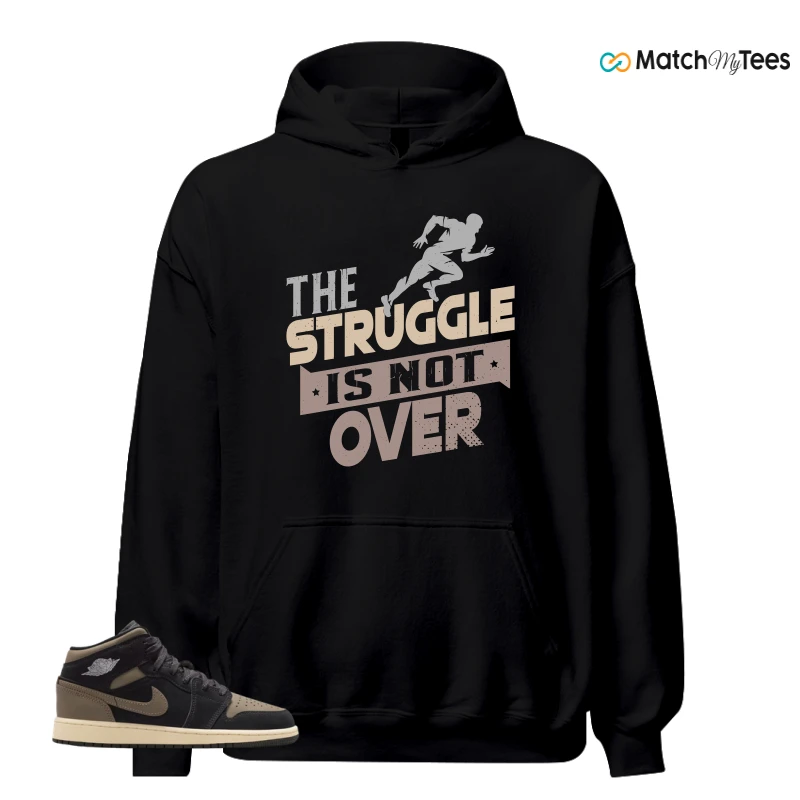 NIKE AIR JORDAN 1 MID SE OLIVE GREY SNEAKER Matching Tees hoodie