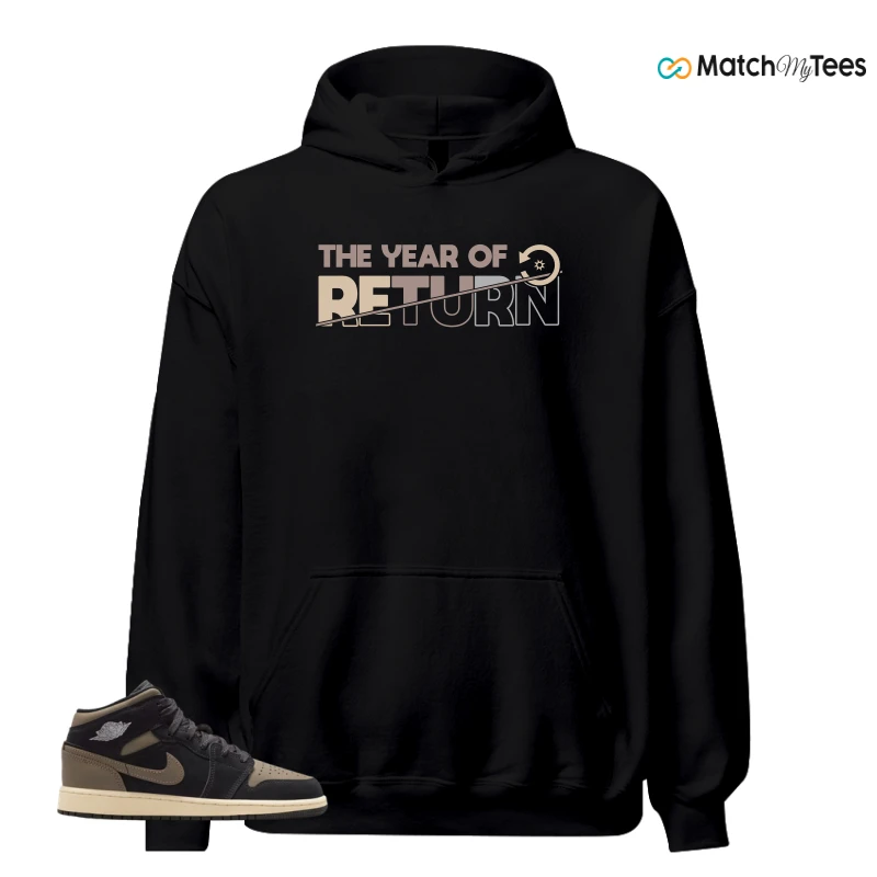 NIKE AIR JORDAN 1 MID SE OLIVE GREY SNEAKER Matching Tees hoodie