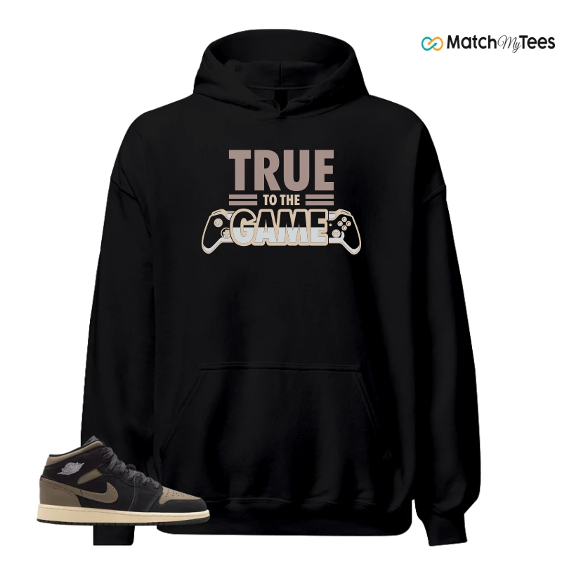 NIKE AIR JORDAN 1 MID SE OLIVE GREY SNEAKER Matching Tees hoodie