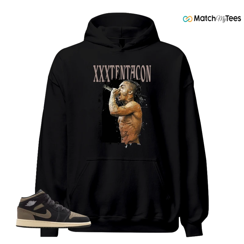 NIKE AIR JORDAN 1 MID SE OLIVE GREY SNEAKER Matching Tees hoodie