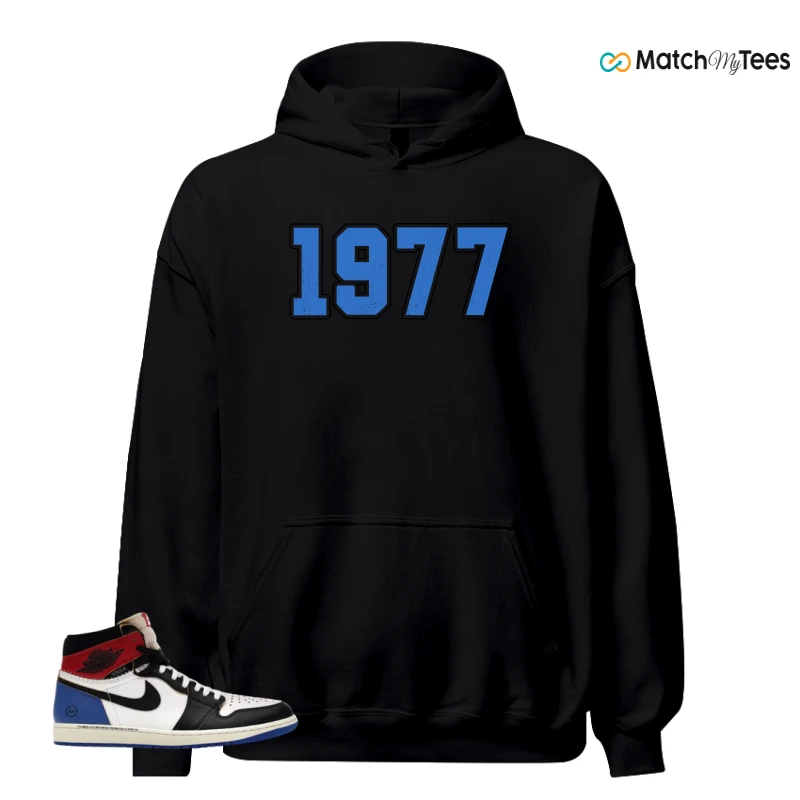 NIKE AIR JORDAN 1 RETRO HIGH OG SP FRAGMENT X UNION LA VARSITY RED SPORT ROYAL SNEAKER Matching Tees hoodie