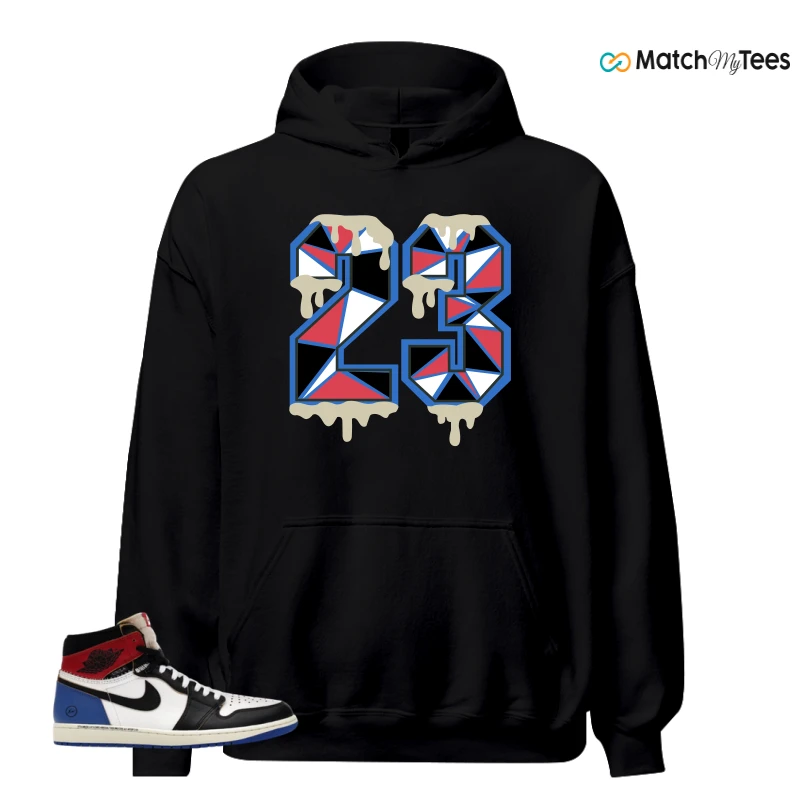 NIKE AIR JORDAN 1 RETRO HIGH OG SP FRAGMENT X UNION LA VARSITY RED SPORT ROYAL SNEAKER Matching Tees hoodie