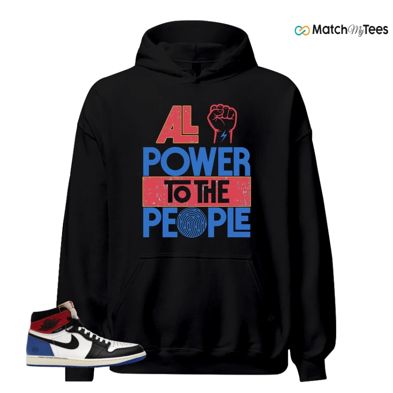 NIKE AIR JORDAN 1 RETRO HIGH OG SP FRAGMENT X UNION LA VARSITY RED SPORT ROYAL SNEAKER Matching Tees hoodie
