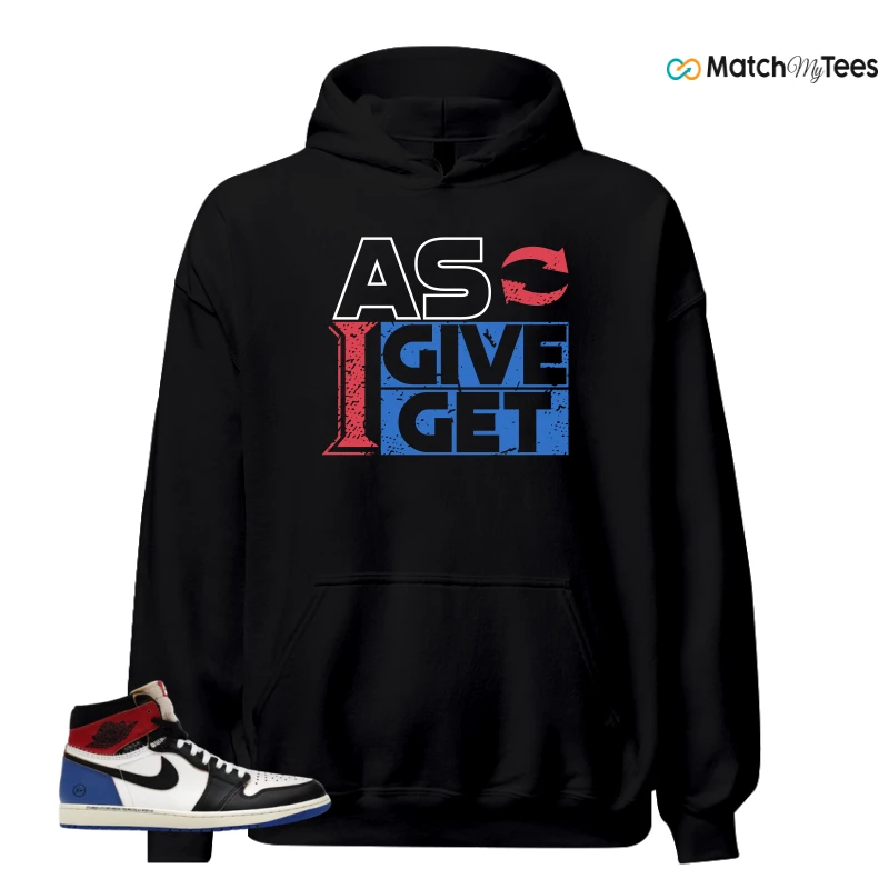 NIKE AIR JORDAN 1 RETRO HIGH OG SP FRAGMENT X UNION LA VARSITY RED SPORT ROYAL SNEAKER Matching Tees hoodie