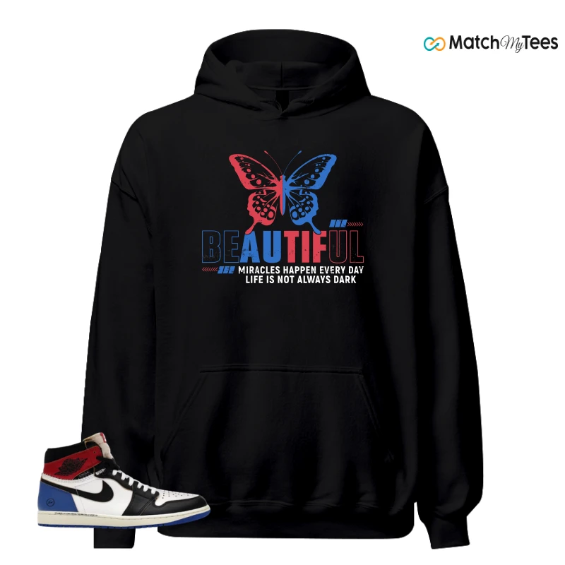 NIKE AIR JORDAN 1 RETRO HIGH OG SP FRAGMENT X UNION LA VARSITY RED SPORT ROYAL SNEAKER Matching Tees hoodie