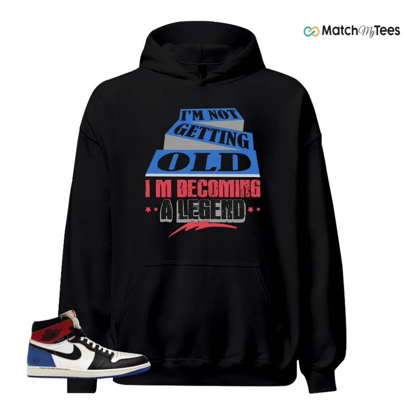 NIKE AIR JORDAN 1 RETRO HIGH OG SP FRAGMENT X UNION LA VARSITY RED SPORT ROYAL SNEAKER Matching Tees hoodie
