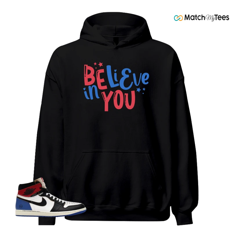 NIKE AIR JORDAN 1 RETRO HIGH OG SP FRAGMENT X UNION LA VARSITY RED SPORT ROYAL SNEAKER Matching Tees hoodie
